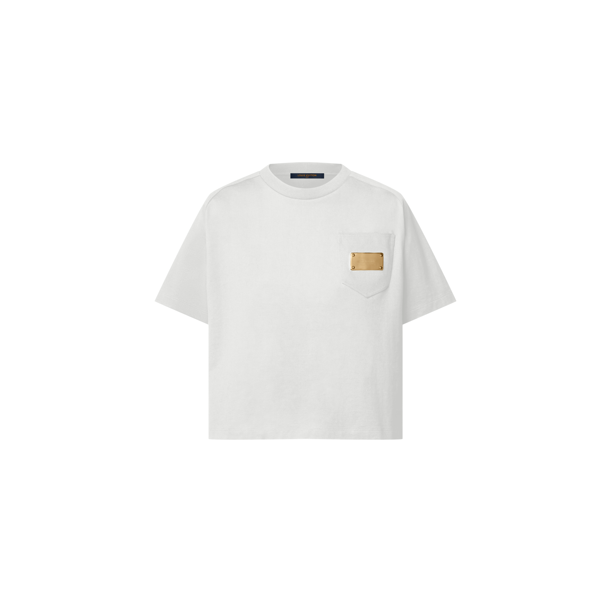 LOUIS VUITTON ポケット付きTシャツ Sサイズ 美品 LOUIS VUITTON ルイヴィトン ダミエ ポケットTシャツ トップス
